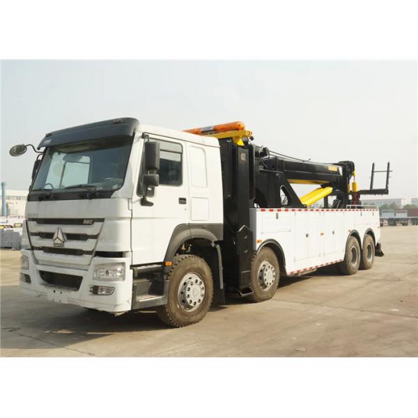 Quality 50T Road Wrecker Tow Truck 12 Wheels 8x4 371hp 50 tons Left / Right Hand Drive for sale