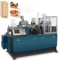 Quality fully automatic PE coated fast food container paper bowl making machine for sale