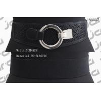 China Laser PU / Elastic Wide Womens Stretch Belts Special Buckle In 7cm - 5cm factory