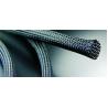 China Fireproof Braided PET expandable braided self-closing Cable Sleeving factory