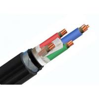 China Bare Copper Conductor 4 Core Armored Cable , External Armoured Cable Antirust for sale