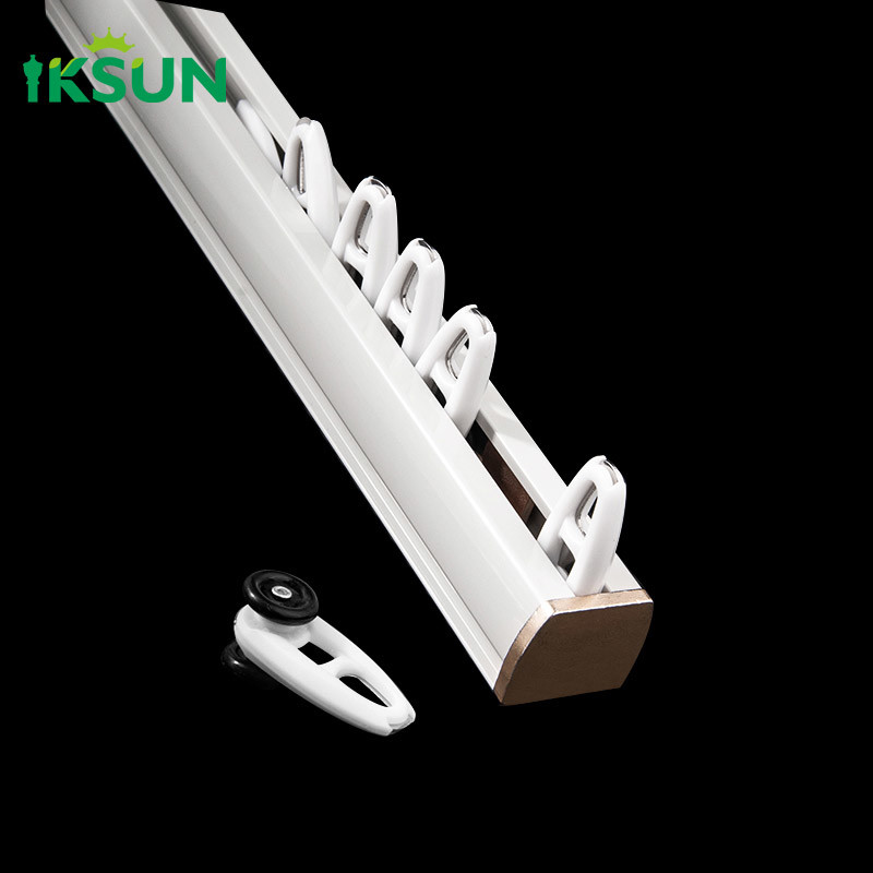 China Double Track Ceiling Curtain Rail Aluminum Profile Extrusion Rail For Home Decoration factory