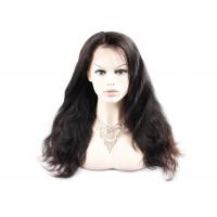 China Smooth Feeling 100 Human Hair Full Lace Front Wigs Double Strong Machine Weft factory