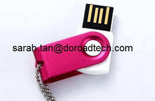 China Customized Metal Rotated USB Flash Drives 128MB to 32GB factory