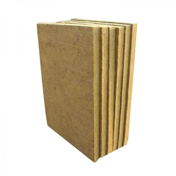 Quality 50kg/M3 100 Kg/M3 Rockwool Sound Insulation Panels Rectangular for sale
