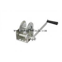 China White Zinc Steel A3 600lbs Manual Hand Winch With Automatic Brake Small For Boat factory