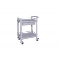 Quality Plastic-Steel Medical Trolley Hospital Cart Abs Body Emergency Nursing Trolley for sale