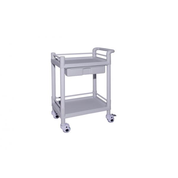 Quality Plastic-Steel Medical Trolley Hospital Cart Abs Body Emergency Nursing Trolley (101K) for sale