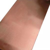 China 0.3mm 0.5mm 99.9% Copper Clad Laminated Sheet For Decoration factory