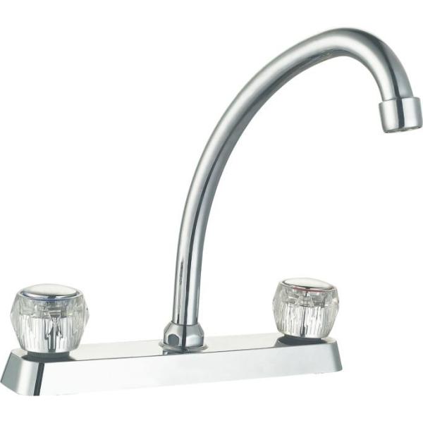 Quality Villa Apartment 8 Inch Centerset Kitchen Faucet Lever Handle for sale