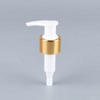 China White Gold Plastic Lotion Pump , 1.2cc Hand Soap Pump Aluminium Material OEM factory