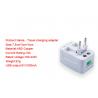 China 2 USB Port Charger Electric Plug Adapter , Universal World Power Plug Adapter factory