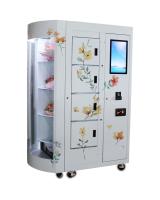 China Rose Fresh Flower Self Service Vending Machine with Remote Control Transparent Window Showing Cooling System factory