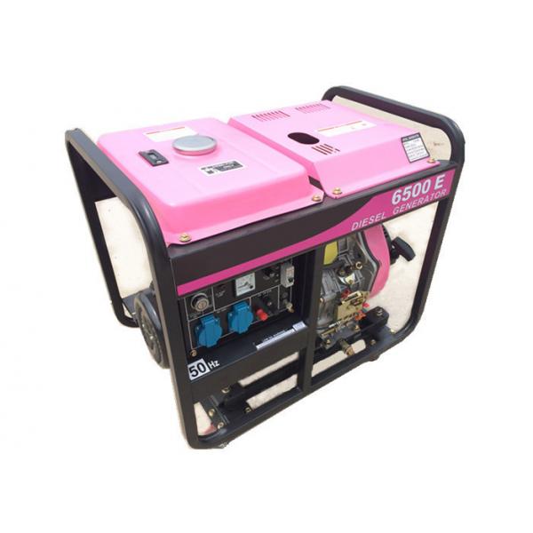 Quality Air Cooled Diesel Small Portable Generators Set 5kva 6kva 220v - 690v for sale