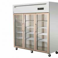 China 3 Door Commercial 220V Stainless Steel Freezers for sale
