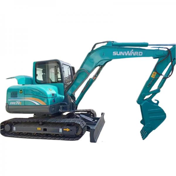 Quality Sunward Swe70E Used Crawler Excavator Agriculture Construction Mini Digger for sale