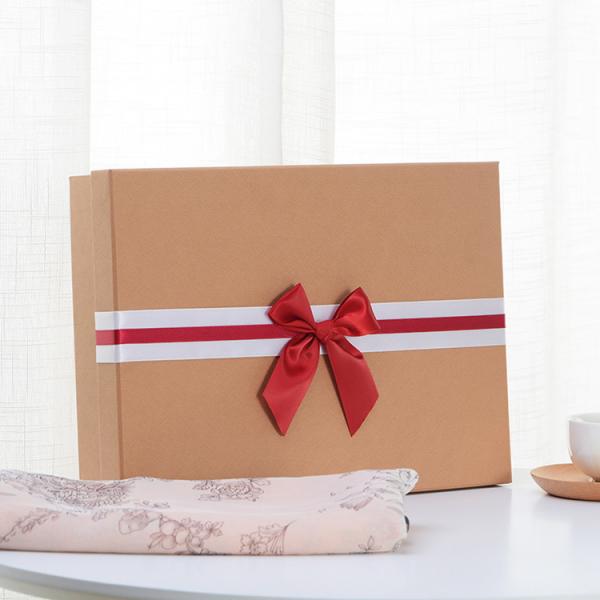 Quality Festival Rigid Paper Gift Box With Bowknot For Women'S Lingerie Underwear for sale