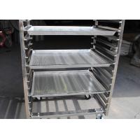 Quality Ss201 15 Layer Bread Trolley For Fast Food Kitchen Equipment for sale