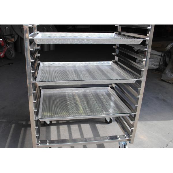 Quality Ss201 15 Layer Bread Trolley For Fast Food Kitchen Equipment for sale