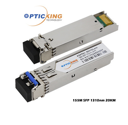 Quality 20km 155Mbps SFP LC Duplex 1310nm SFP Optical Transceiver Module for sale