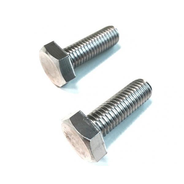 Quality Fully Threaded Passivated Hexagon Head Bolt , 304 316 Stainless Steel Fasteners for sale