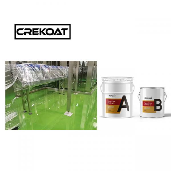 Quality Low VOC Industrial Epoxy Floor Coating Grade 2 Pack Epoxy Floor Paint Seamless for sale