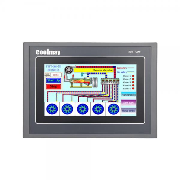 Quality 7 Inch Integrated PLC Touch Panel 24vdc 8 Bit Encryption RoHS Approved for sale