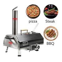 China Outdoor Pizza Oven Wood Fired Toasters Pizza Ovens Authentic Stone Baked Pizzas For Backyard Camping factory