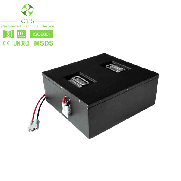 Quality Long Cycle Life RS485 RS232 Custom Lithium Ion Battery Packs 120Ah for sale