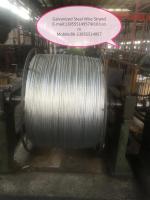 China Suspension Strand 1 4 Inch Galvanized Steel Messenger Cable With ASTM A 475, EHS factory