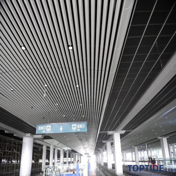 Quality Linear Metal Suspended Ceiling Decoration Materials with Easy Install Ceiling for sale