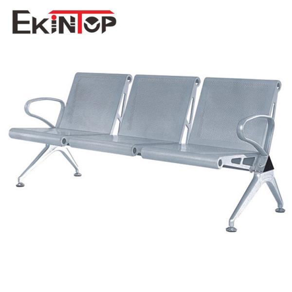 Quality Airport Hospital Waiting Chair 3 Seater Stainless Steel Iron Material for sale