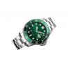 China Classic Automatic Bracelet Watch ,  Green Dial Mens Stainless Steel Watches factory