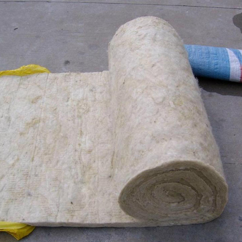 Quality 1.2m Rockwool Insulation Roll 50mm Rockwool Thermal Insulation for sale