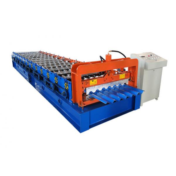 Quality Trapezoidal Sheet Metal Roll Forming Machines Single Layer Type Easy Installatio for sale