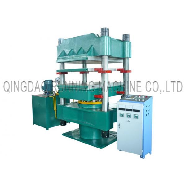 Quality Double Layer Rubber Hydraulic Molding Machine With Electrical Heating Plates for sale