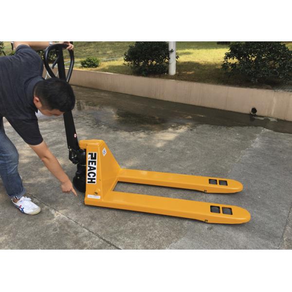 Quality Big Capacity Ride On Pallet Truck , Heavy Duty Narrow Pallet Jack Lightweight for sale