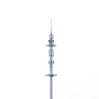Quality A572 Ss400 Monopole Telecommunications Tower Polygonal Internet Signal for sale