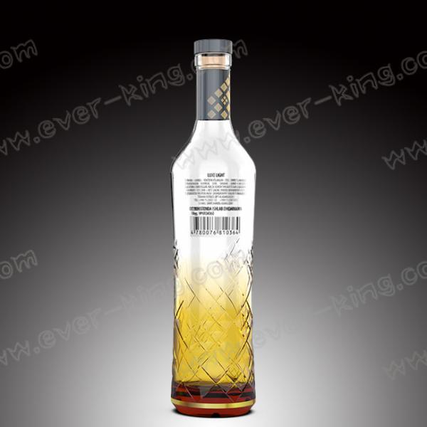 Quality SGS Luxury Liquors Frosting Vodka Glass Bottle for sale