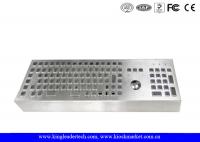 China Machine Industrial Keyboard With Trackball Desktop IP68 EMC USB factory