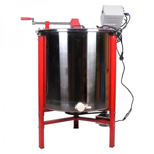 Quality Stainless Steel 8 frames three using way manual electric honey extractor for sale