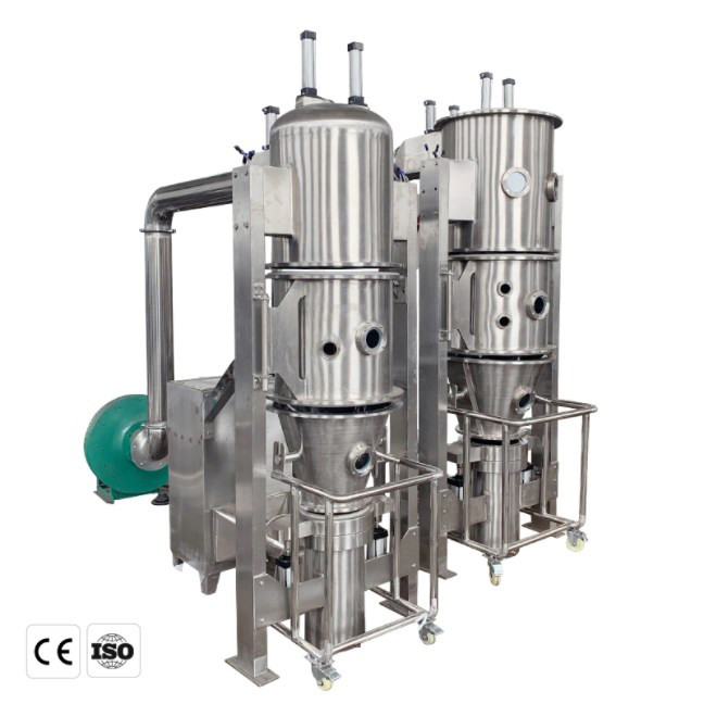 China Medicine Vertical Fluid Bed Dryer 100kg/Batch For Hotels Farms factory