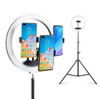 China OEM Studio Photo Selfie Makeup Camera Ring Fill Light LED Circle Ring Light With Foldable Tripod Stand factory