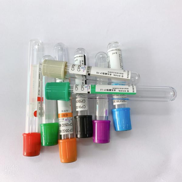Quality Consumable Glass / PET Blood Sample Collection Tubes Long Shelf Life for sale