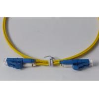 Quality Yellow SC LC Fiber Optic Patch Cord Short Boot ROUND DX for sale