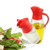 China 250ml Glass Seasoning Containers , Glass Cooking Oil Dispenser For BBQ Salad factory