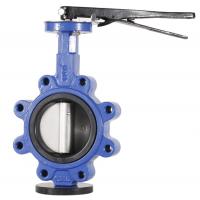 China Pressure Rating Standard Lug Type Butterfly Valve SS410 Shaft for Flange Connection factory