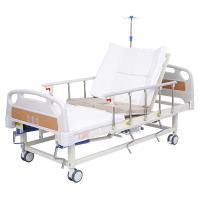 China Manual Health Care Medical Rotating Elderly Nursing Bed With Toilet for sale factory