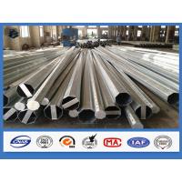 China Polygonal / Tubular galvanized structural steel tubing , AWS D1.1 standard galvanised metal posts factory