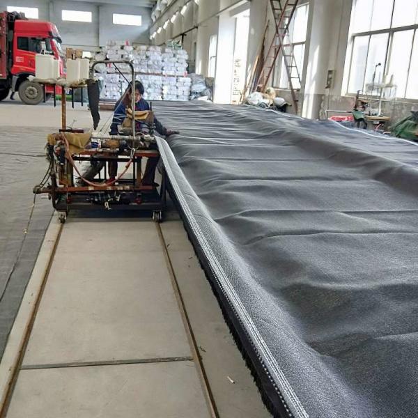 Quality Mobile Portable PP Woven Dewatering Geotextile Bags in Container Shape / Geocontainer For Sludge Dewatering for sale